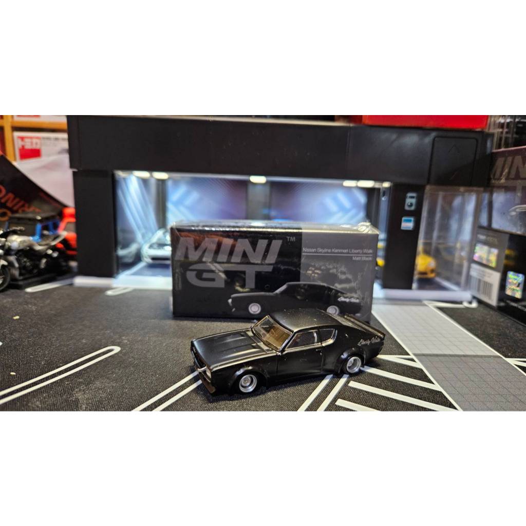 Ex Kolpri Mini GT 655 Nissan Skyline Kenmeri Liberty Walk Matt Black