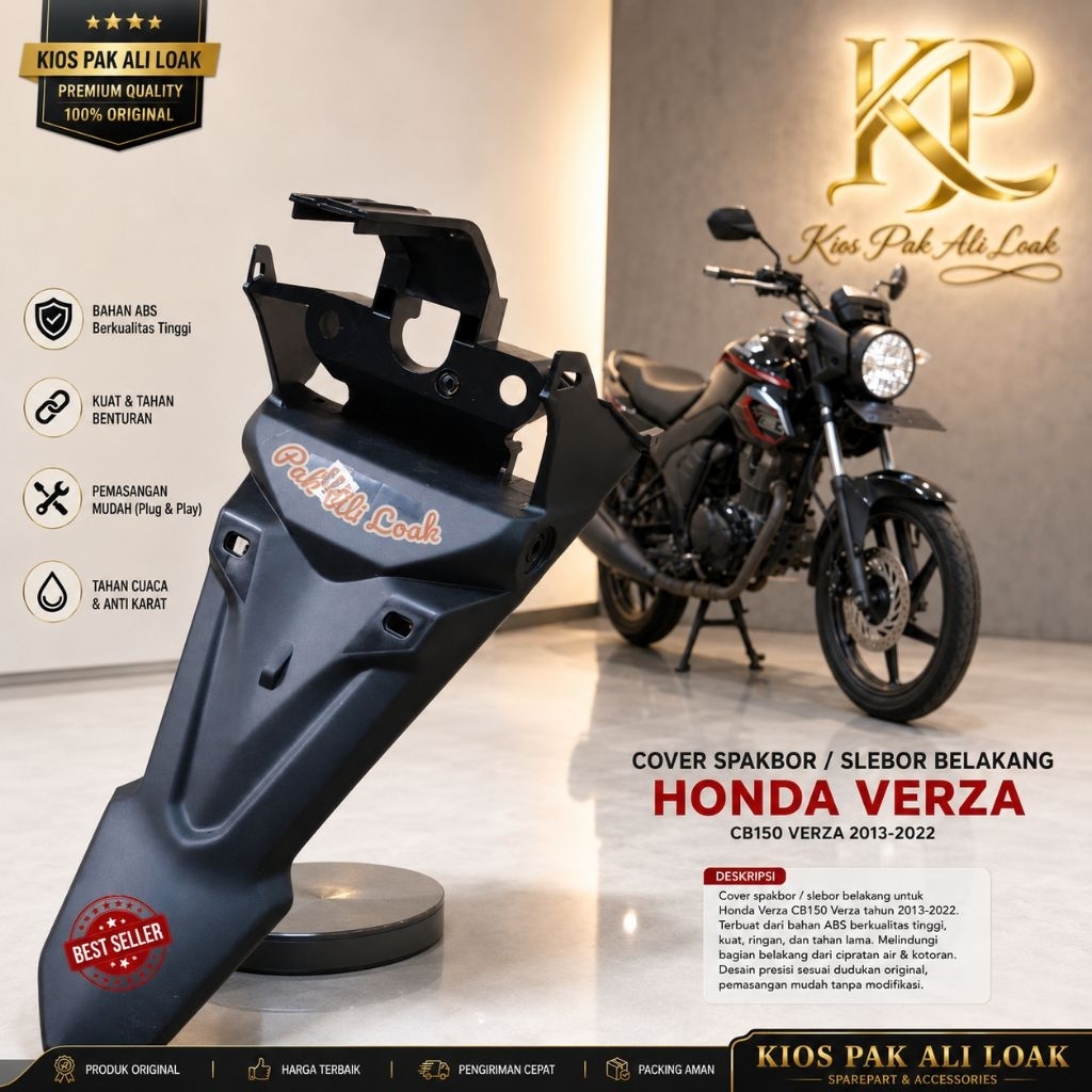 cover Spakbor Slebor Belakang Honda VERZA CB150 Verza 2013-2022 Merek WIN