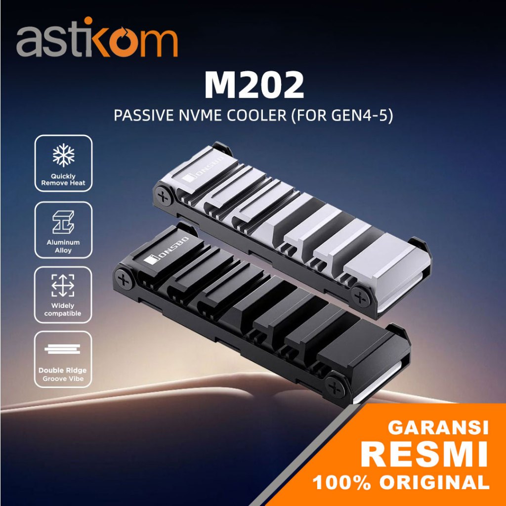 Heatsink SSD M.2 NVME Jonsbo M202 Black