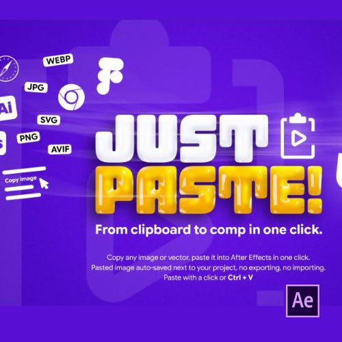 Plugin AE - Just Paste Full version