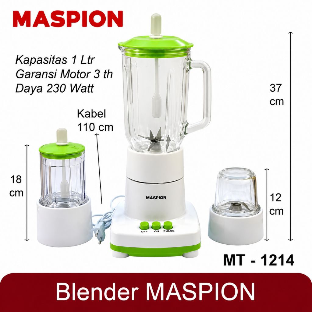 blender Maspion MT-1214 KACA