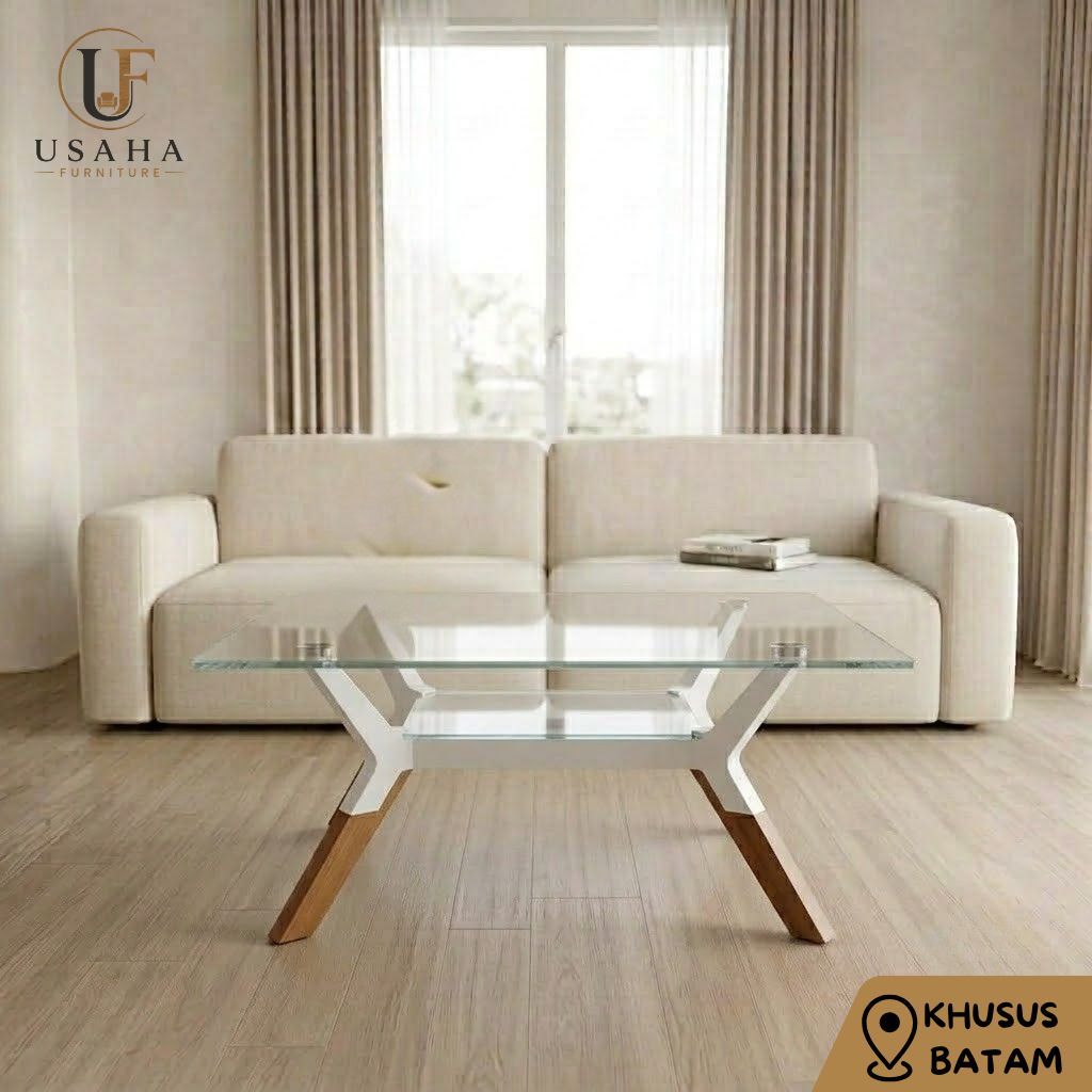 MEJA SOFA KACA SIANTANO CT ASTER PETAK