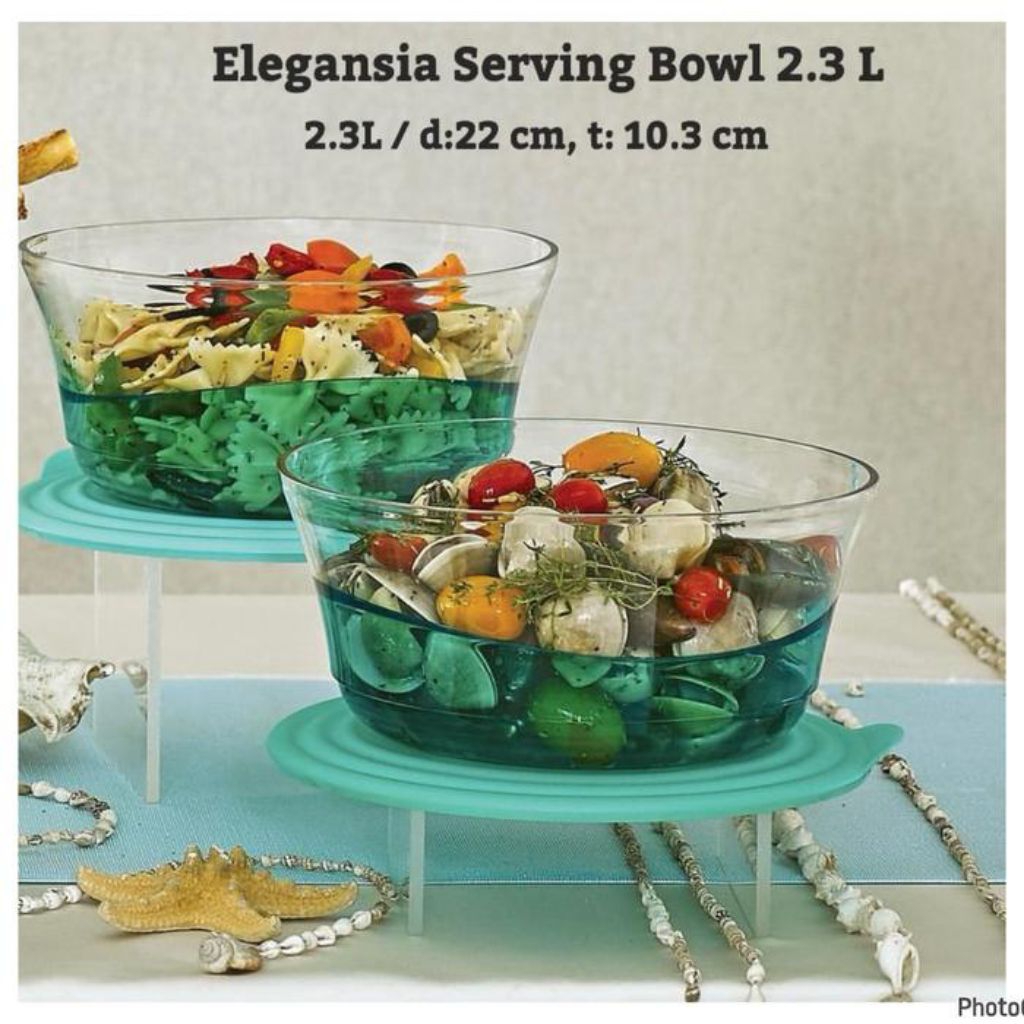 Eleganzia Bowl Server Tupperware - Tosca
