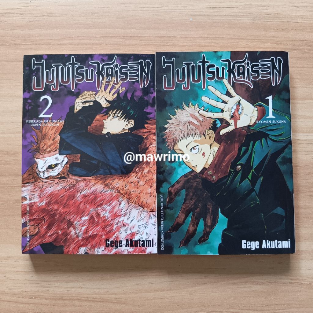 [PRELOVED] Komik JJK Vol 1 & 2 - Gege Akutami