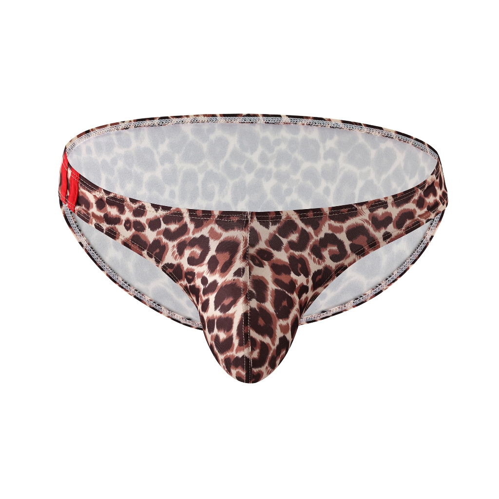 VANSKOOSMen Brief CD Celana Dalam Pria Segitiga Print Leopard E106A