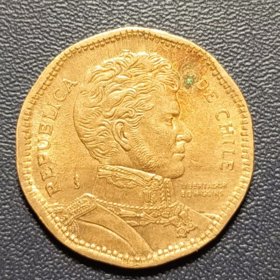 Koleksi Koin Asing Chile 50 Pesos