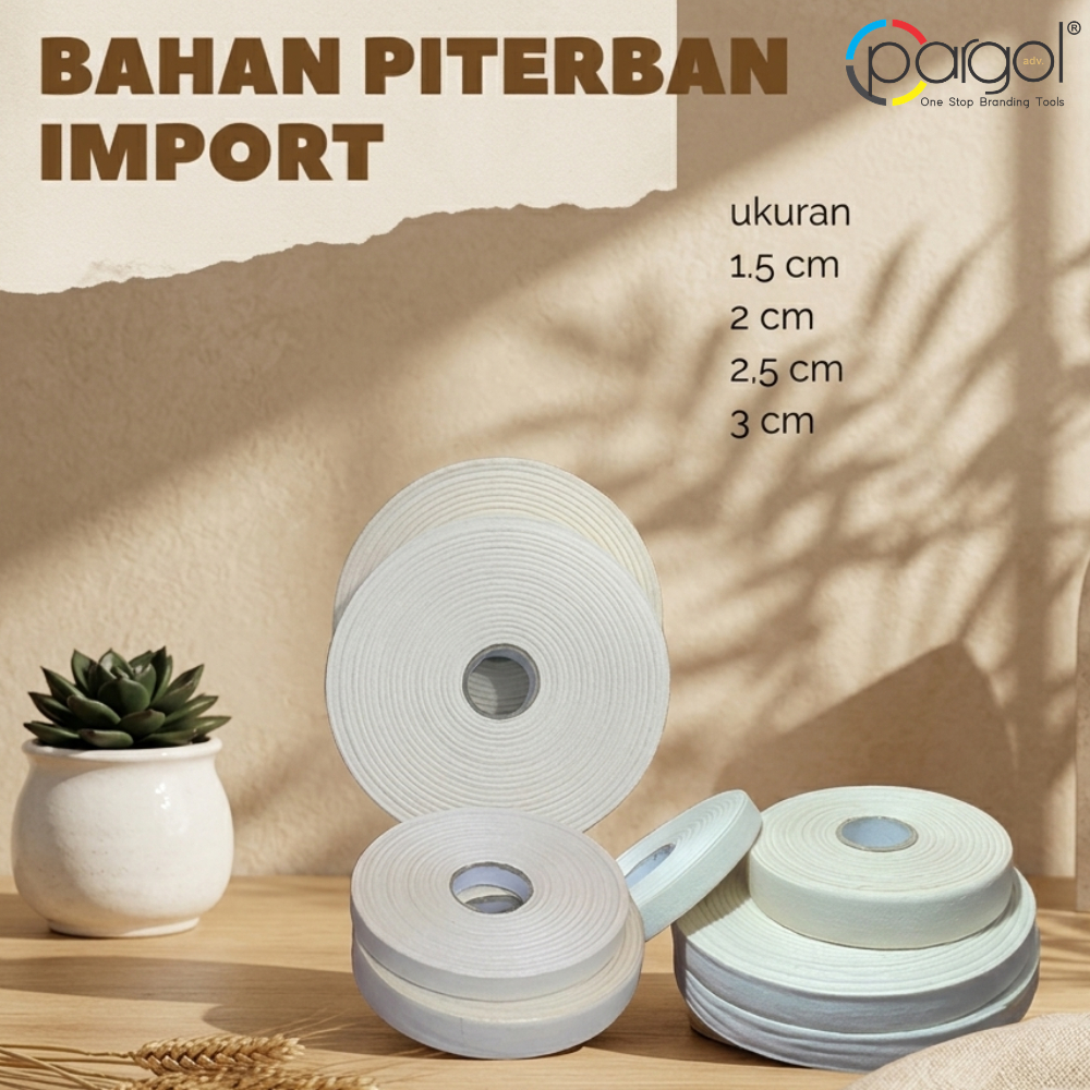 Bahan Label Piterban Impor – Kuat, Tebal & Halus untuk Label Baju Premium