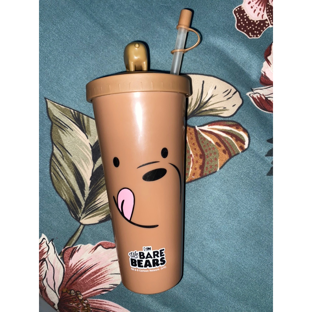 preloved tumbler miniso we bare bears grizzly (NET)