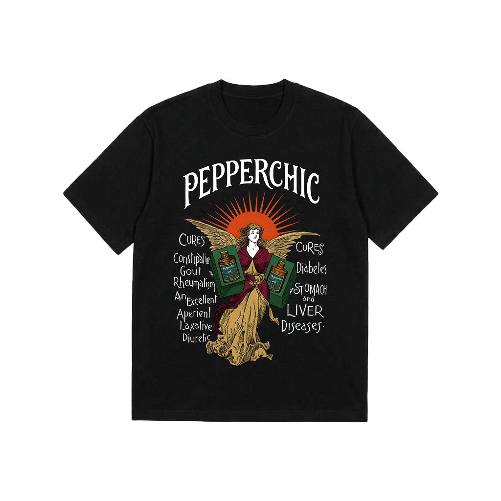 Pepperchic Tshirt Cursed Blessing Kaos Unisex Bahan Katun Combed 24s Regular Fit