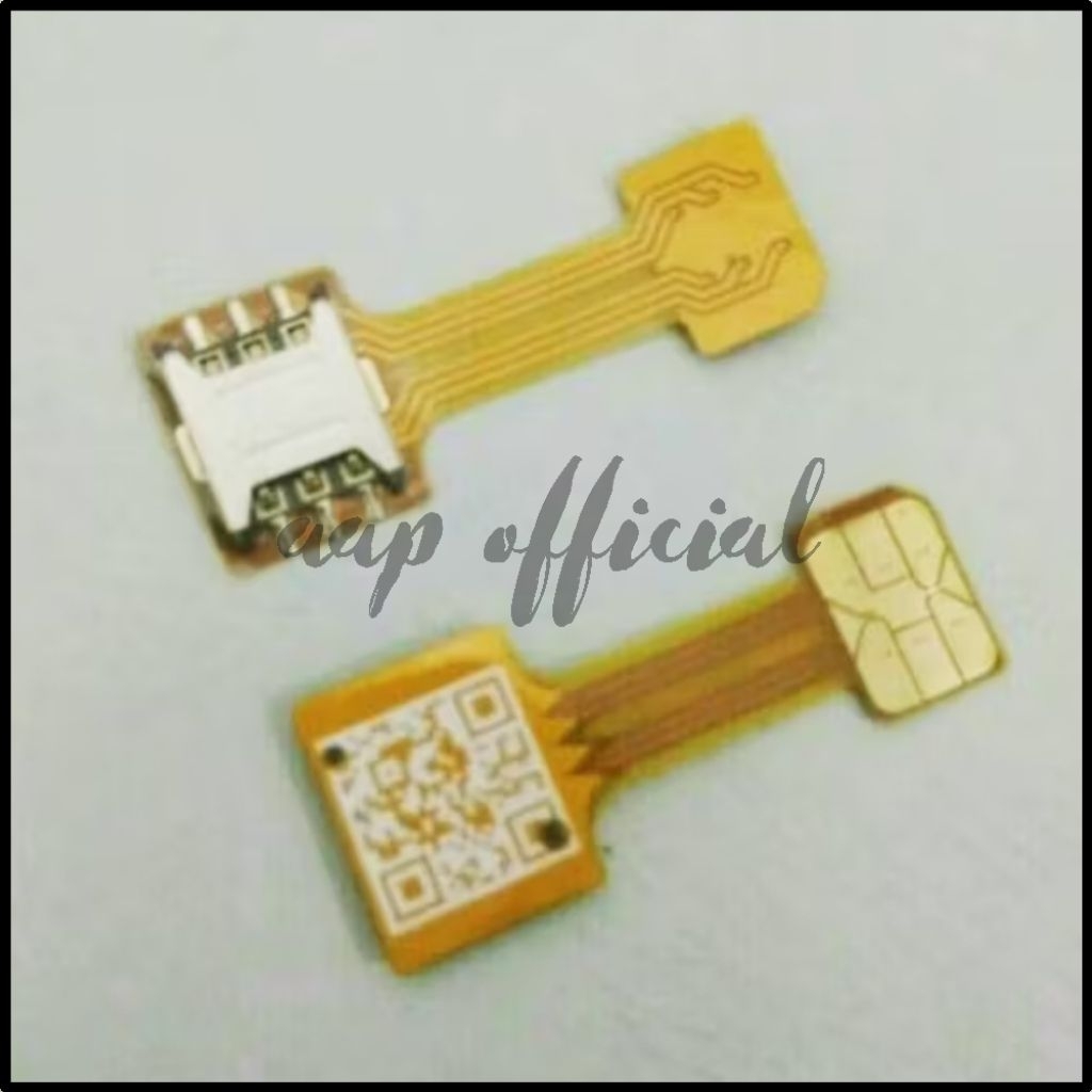 Dual Sim Card Converter Extender Dual Sim Card Hybrid Alat Pengganda Simcard