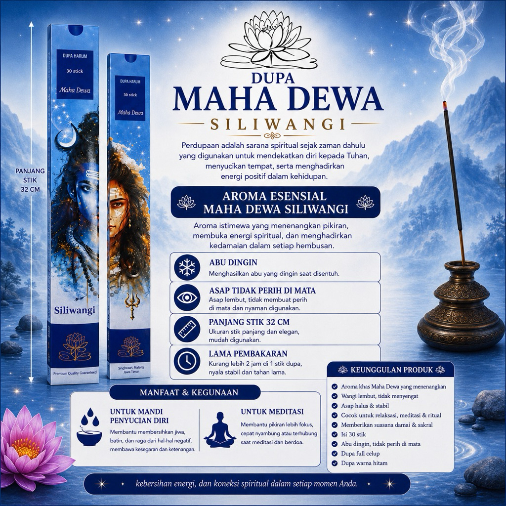 Dupa Siliwangi Aroma Esensial Maha Dewa