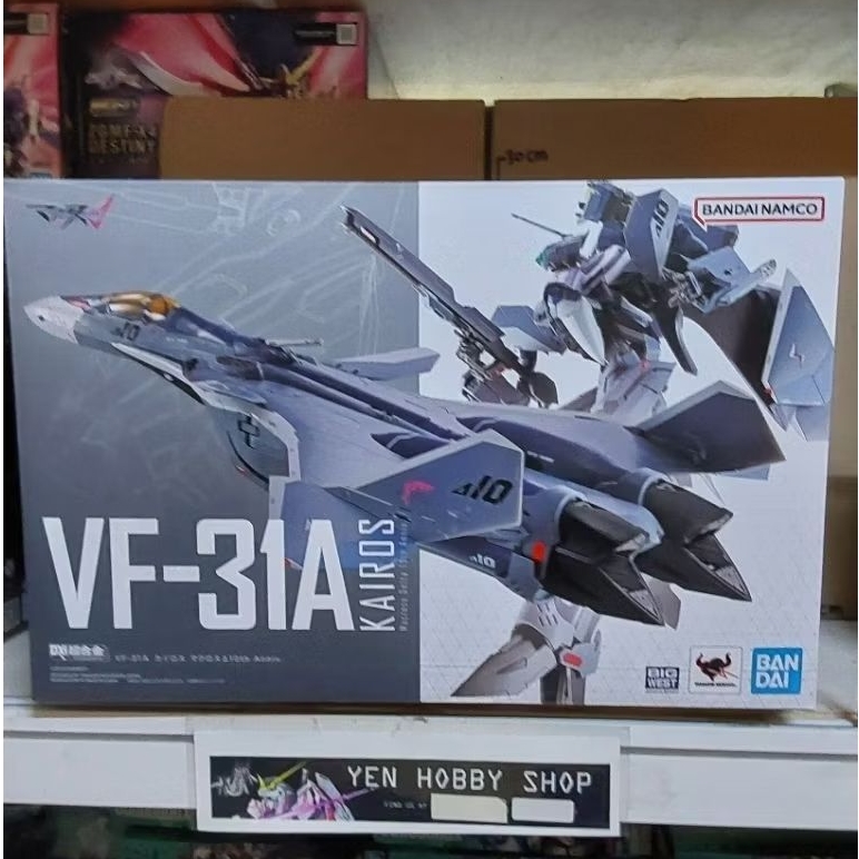 DX CHOGOKIN VF-31A KAIROS MACROSS DELTA 10th ANNIVERSARY 72308 (ORIGINAL BANDAI)