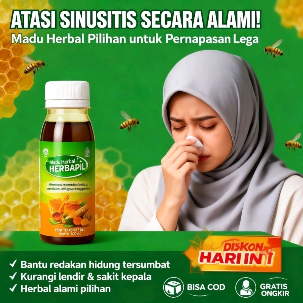 0SINUSITIS REDA DENGAN HERBAPIL SUDAH BPOM