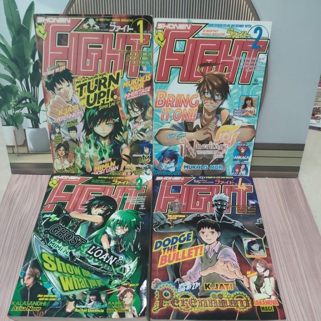 Komik Fight Shonen Full set 1-4 original bekas