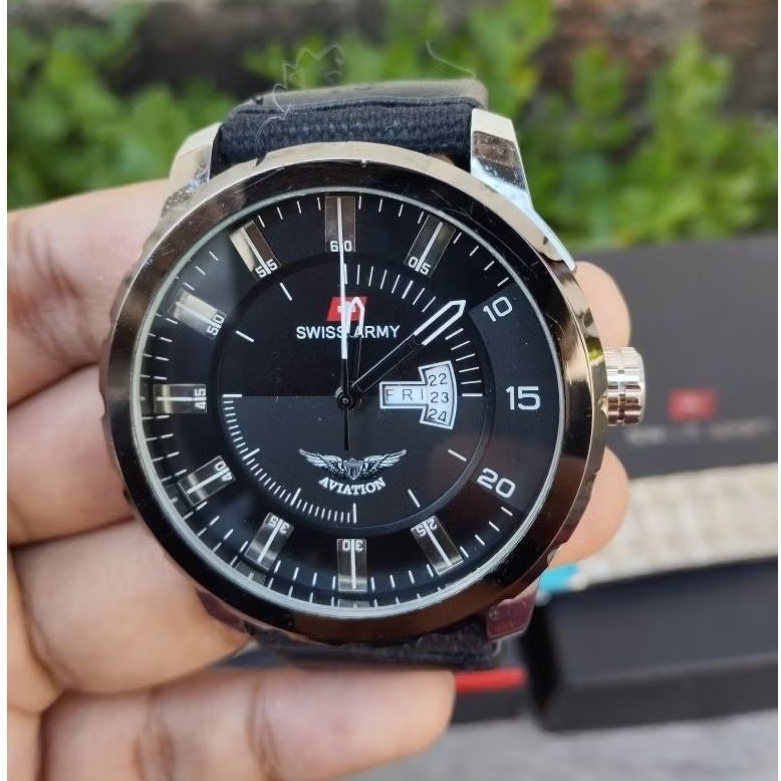 Jam tangan SWISS ARMY AVIATION (jual rugi)