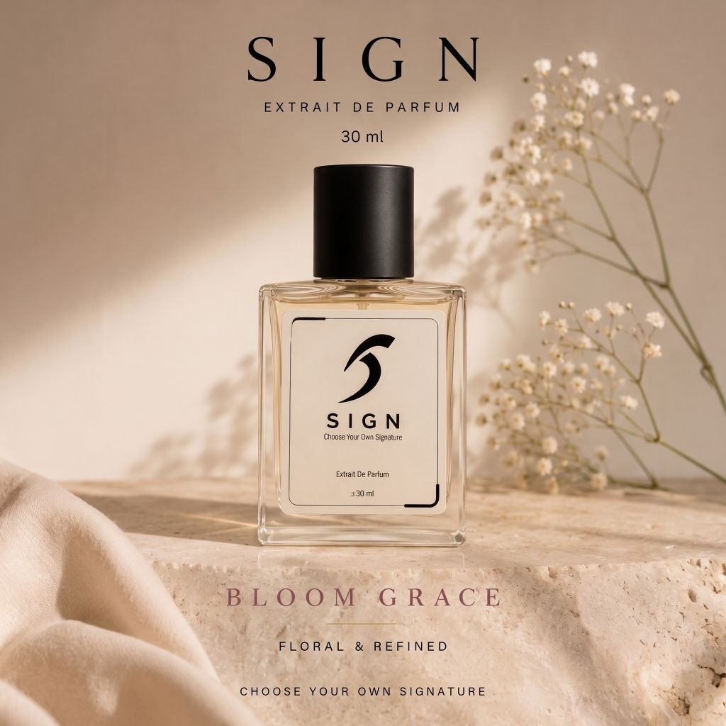 Parfum Wanita SIGN Bloom Grace | Extrait De Parfum 30 ml | Inspired by Miss Dior