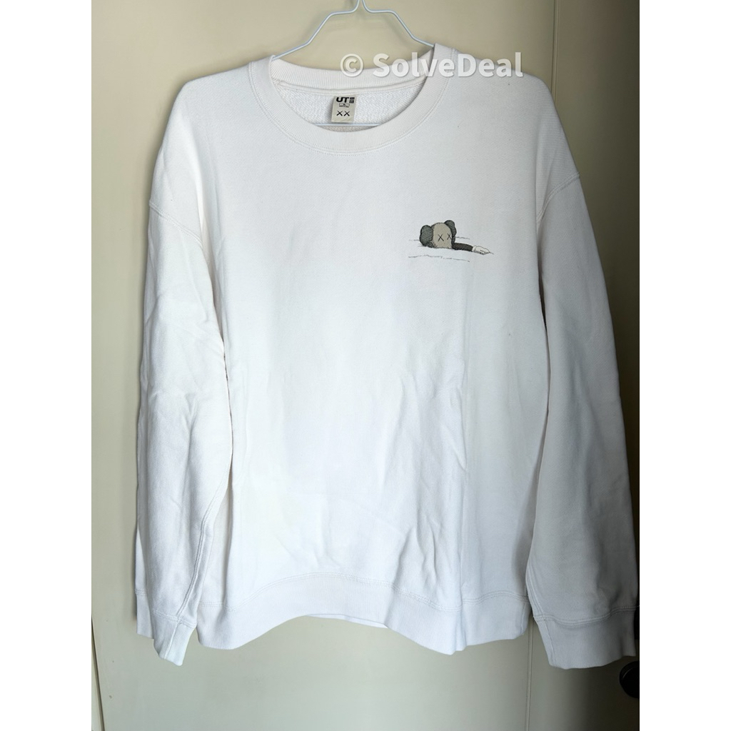 Sweater Uniqlo Kaws Longsleeve Sweatshirt Off White Crewneck Original