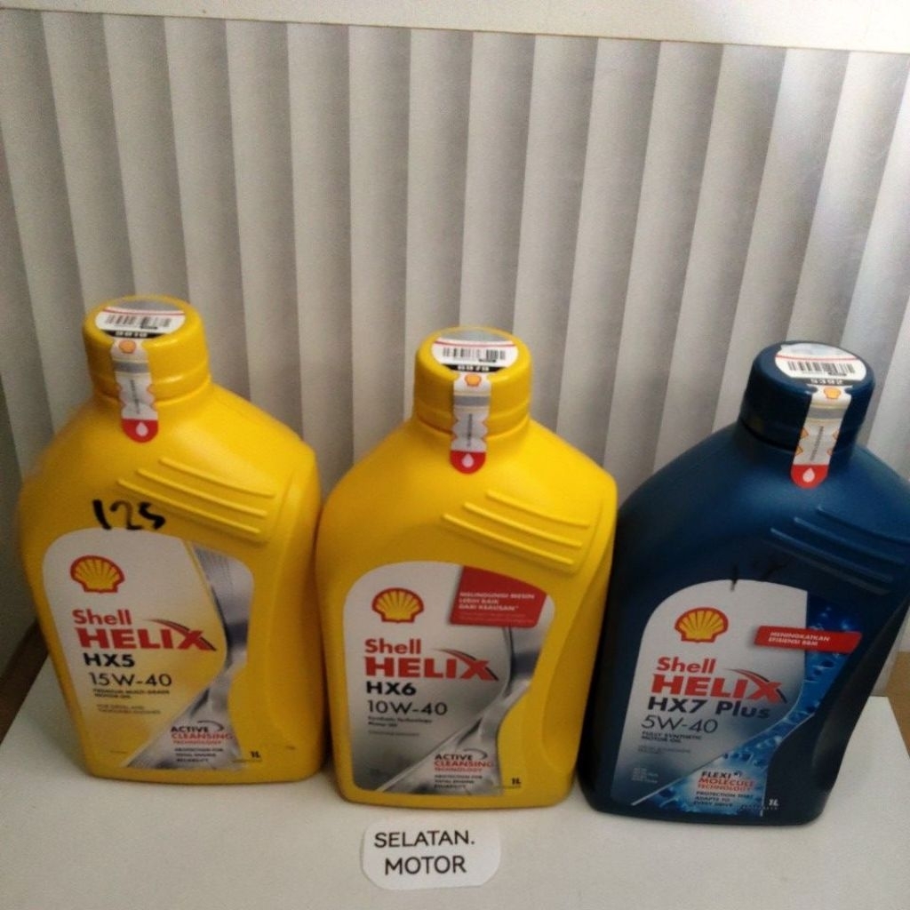 SHELL HELIX HX5 HX6 HX7 1LITER ORIGINAL 100%
