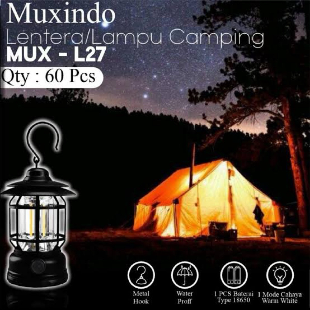 Muxindo Camping Lamp Lampu Kemah MUX-L27