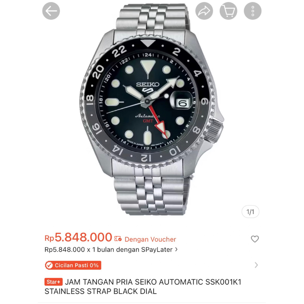 Jam Tangan Pria Vava Voom 216G - Tahan Air, Stainless Steel, Kalender