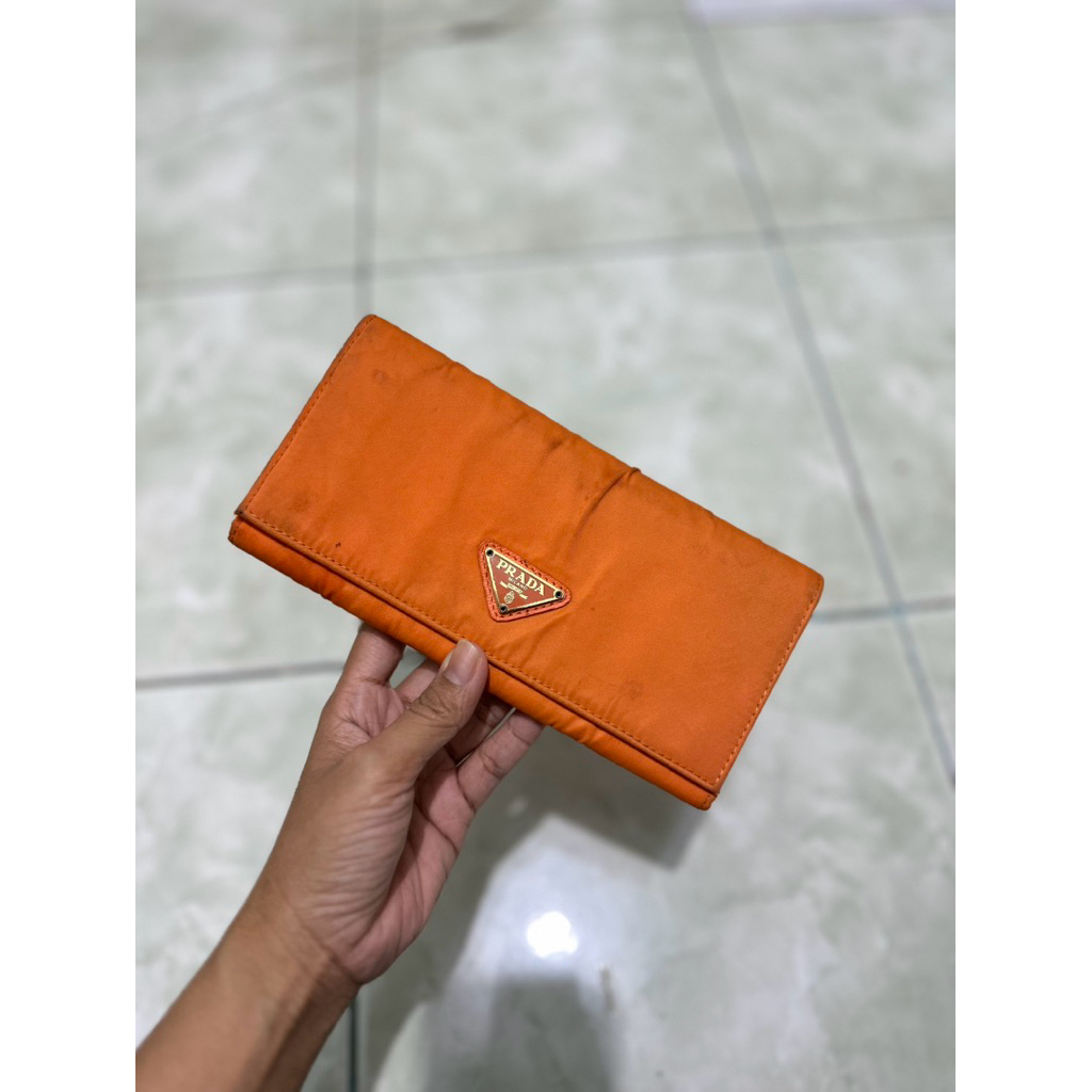 prada wallet nylon