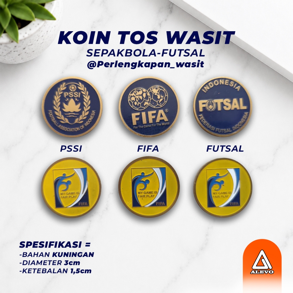 KOIN TOS WASIT SEPAKBOLA / FUTSAL PREMIUM