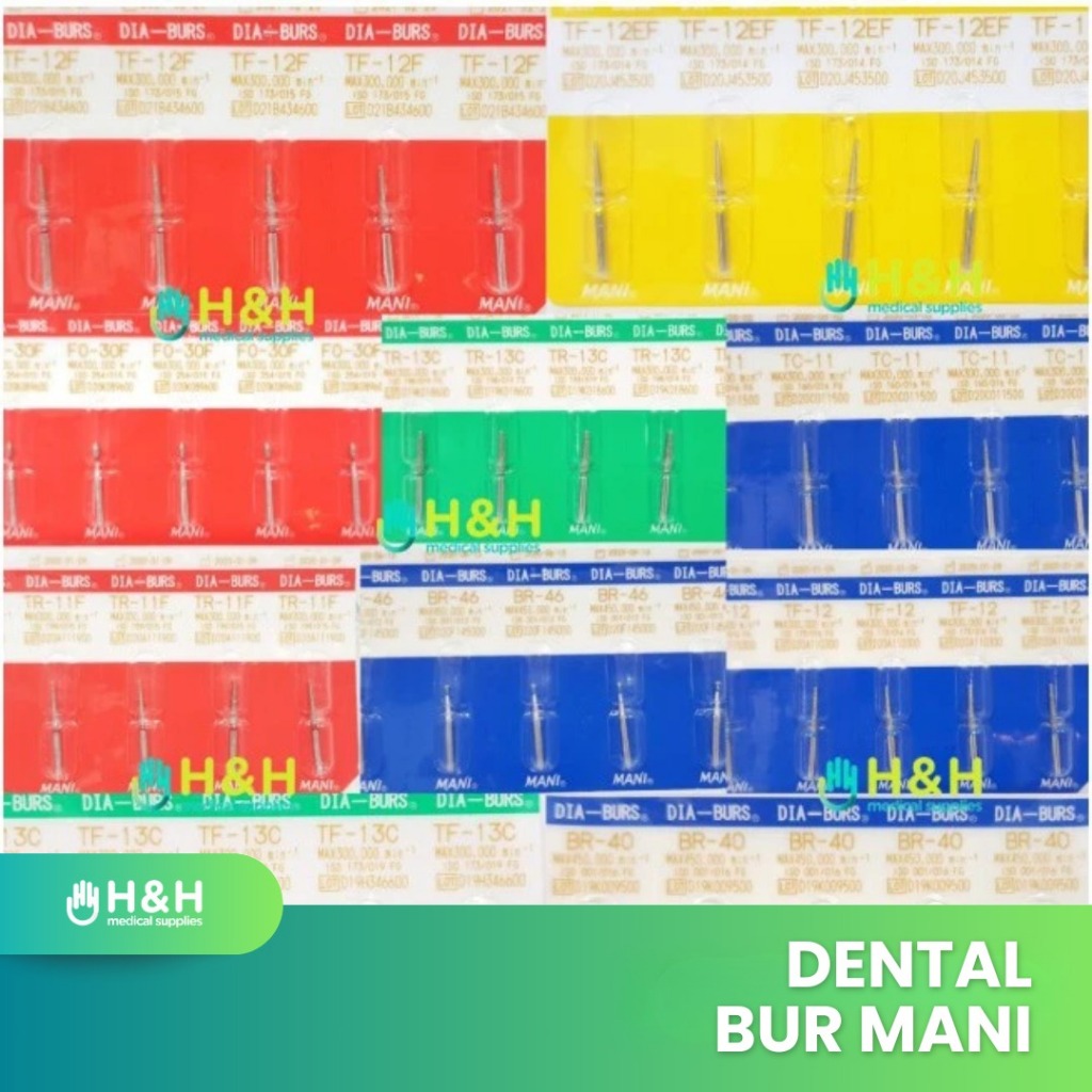 Dental Bur Mani / Mani Bur Gigi / Bur Mani ORIGINAL JEPANG / Mani Bur Dental