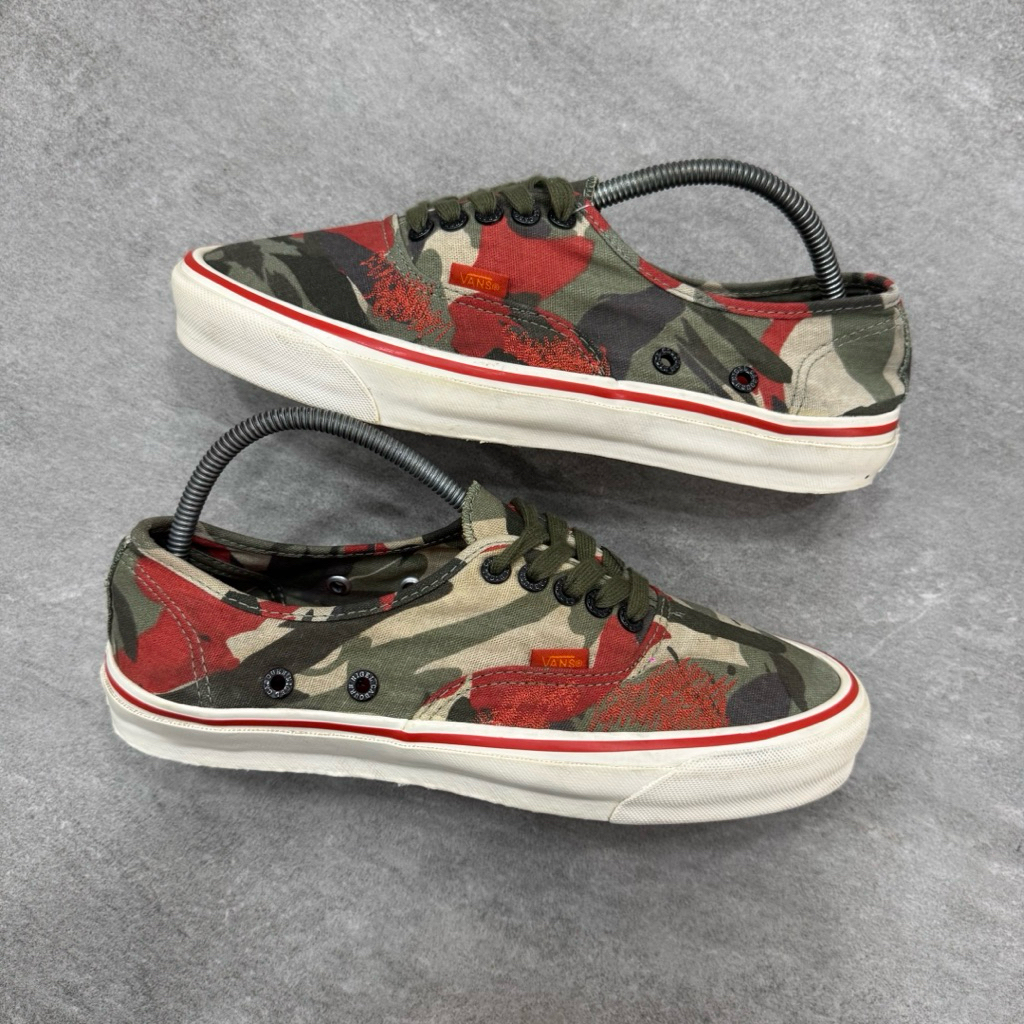 [Size 42.5] Nigel Cabourn x Vans Vault OG Authentic LX “Army Green Camo” (VN0A4BV99RB1) Second Origi