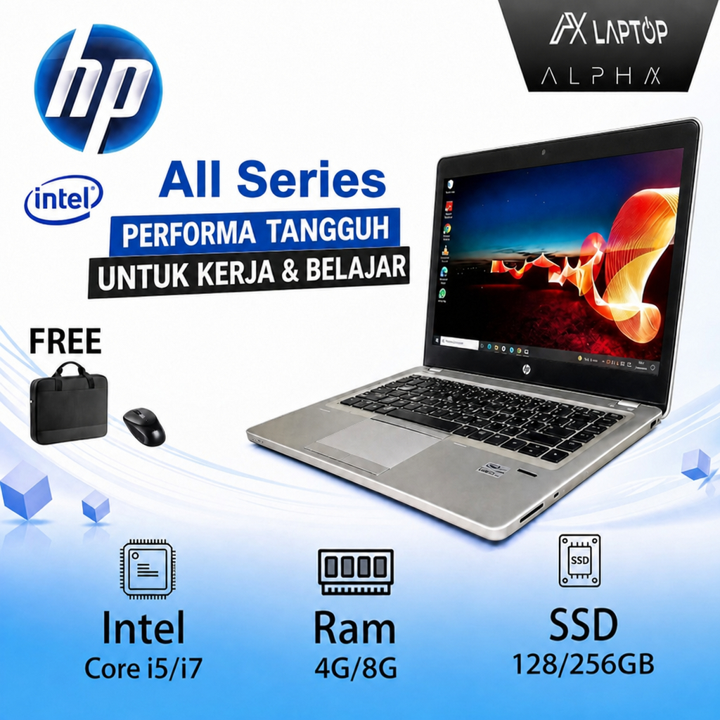 Laptop HP Probook Elitebook 6560P/6470B/8460P/ZBOOK14/9480M | Intel Core i5/i7 | 4GB/8GB RAM | 128GB