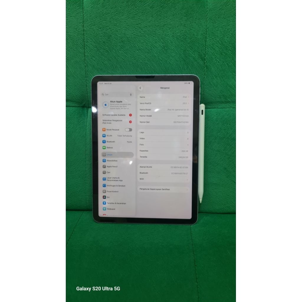 Ipad Air 4 256Gb Wifi Only
