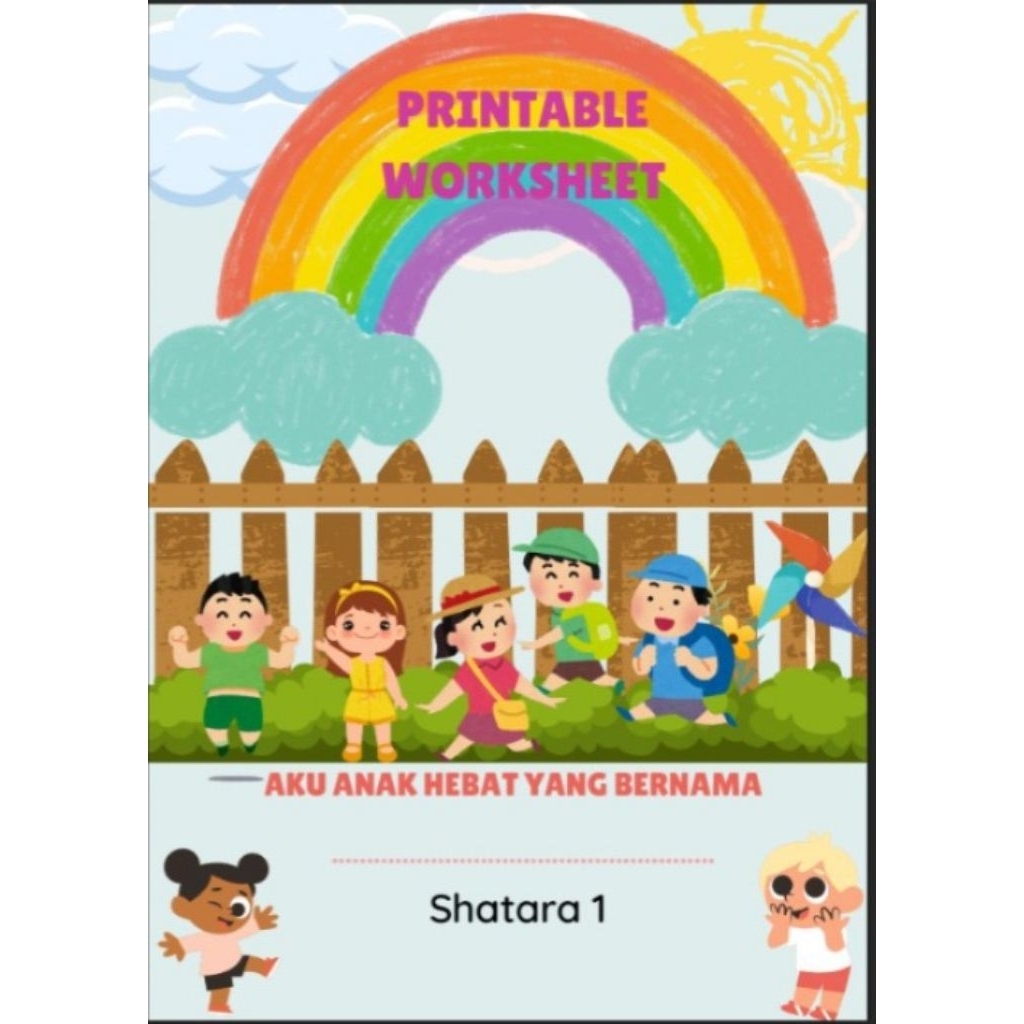Worksheet Anak PAUD/TK (Printable)