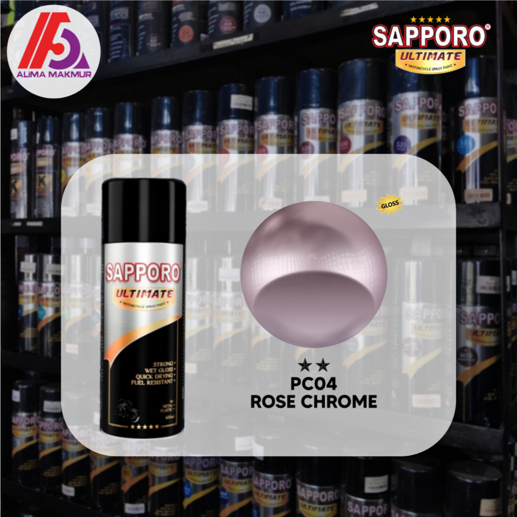 Sapporo Ultimate PC04 Rose Chrome 400cc / Sapporo Chrome / Cat Velg Chrome Sappporo