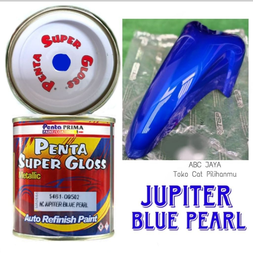 Cat Penta Super Gloss 5461 - 09502 JUPITER BLUE PEARL 200gr Biru Jupiter Blue Yamaha Jupiter Biru Bl