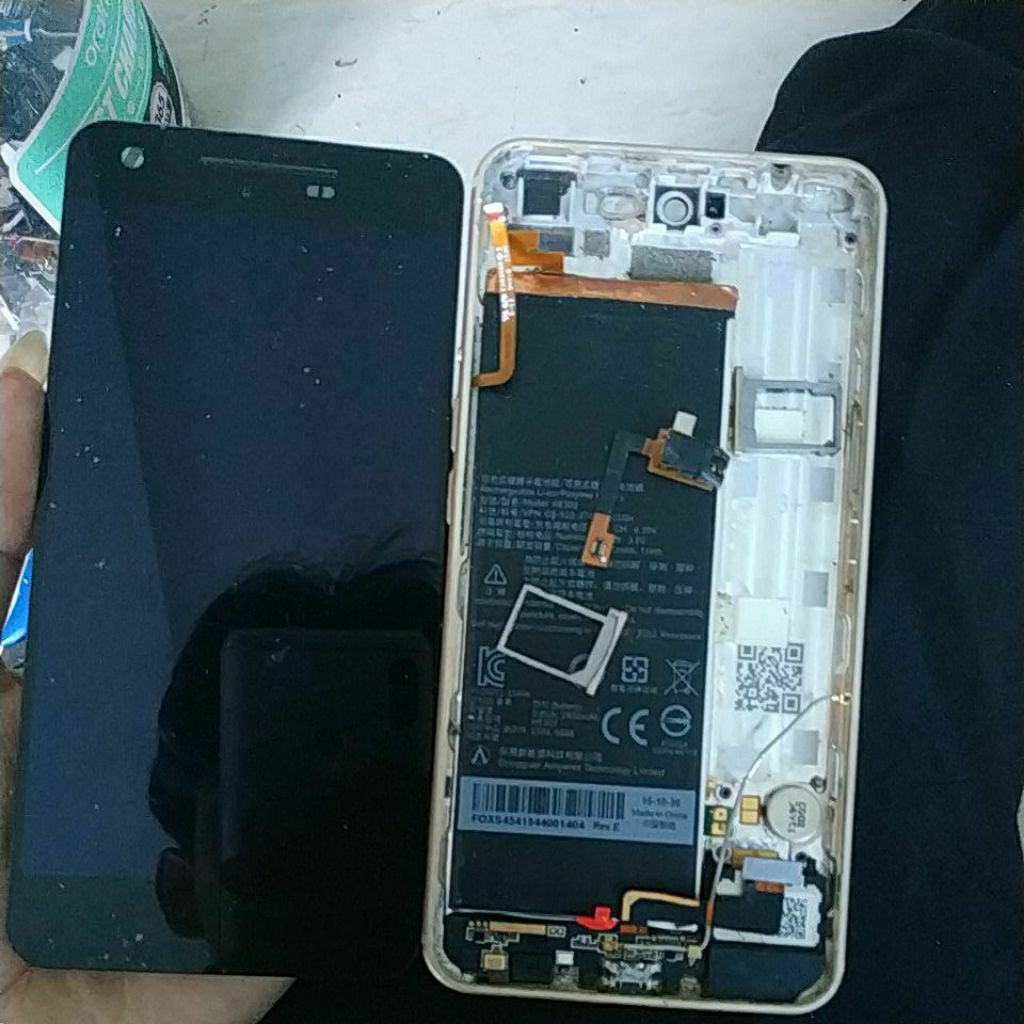 lcd plus seperapat bekas Luna v55c,lcd gambling tidak cek