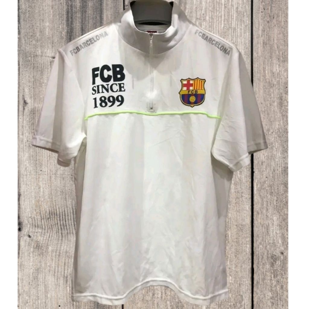 Barcelona Official Licensed Product Half Zip Midlayer Sport Barca Football