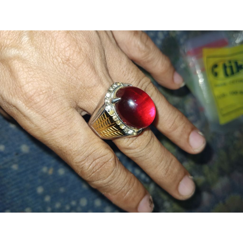 batu akik batu aki cincin batu akik Batu Akik Siam (sering disebut Merah Siam atau Siam Rose) Red Ch