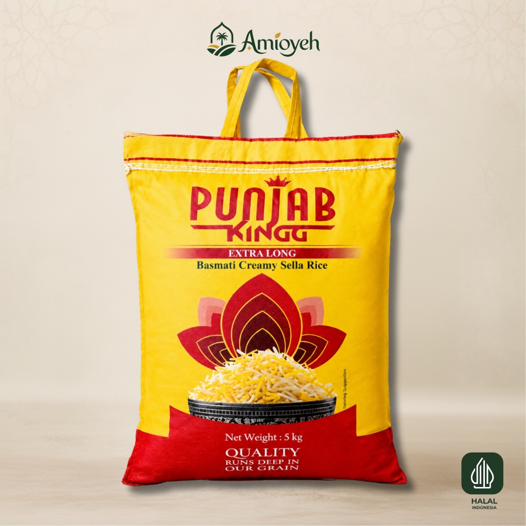 Punjab King Basmati Rice / Beras basmati Punjab King/ Beras Arab Punjab King 5kg