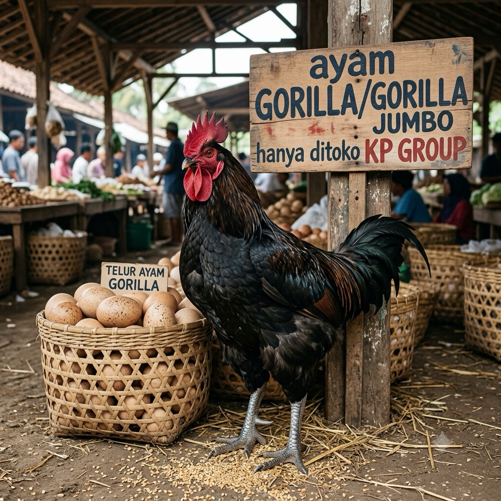 Telur ayam gorila / gorilla jumbo fertil siap ditetaskan KURNIA PRATAMA GROUP