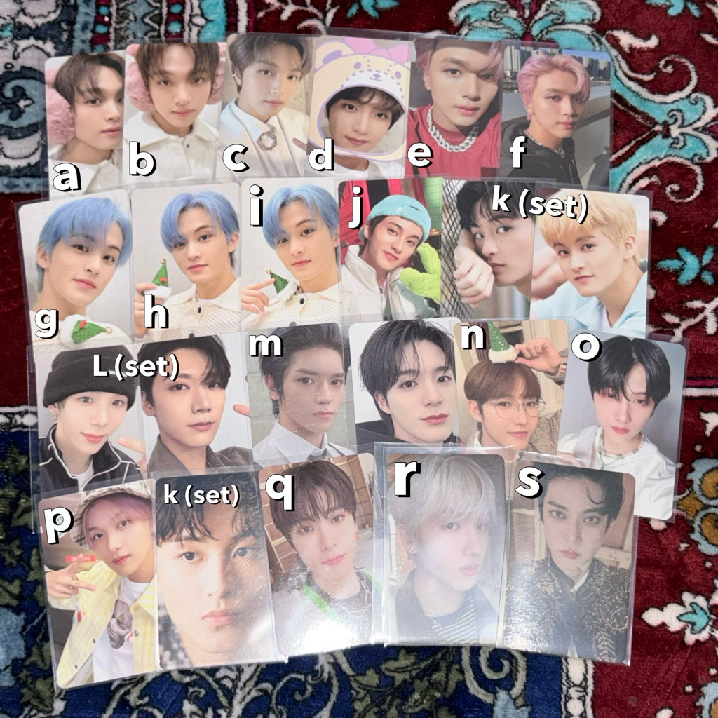 [UBAH KE JNE] PHOTOCARD OFFICIAL PC NCT DREAM 127 MURAH LUCKY DRAW LUCKYDRAW  PINK CHRISTMAS NCT STA