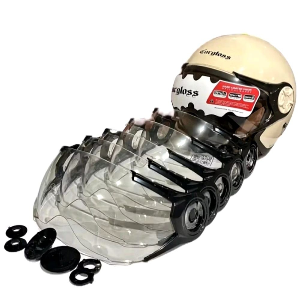 Visor helm cargloss hijab/kaca helm cargloss YRH/Kaca helm cargloss replika