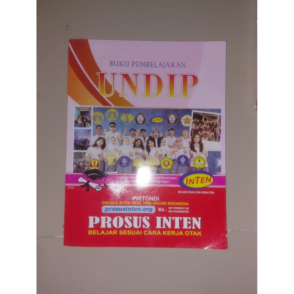 Buku Ujian Mandiri Undip tahun 2026.