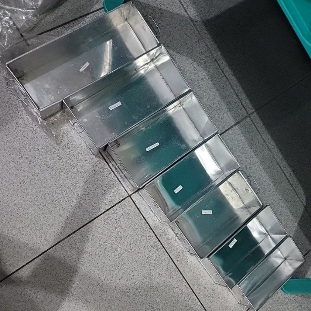 loyang brownies loyang kue aluminium persegi panjang 31x11 26x12 24x11 22x10 21x11 20x9 19x8cm