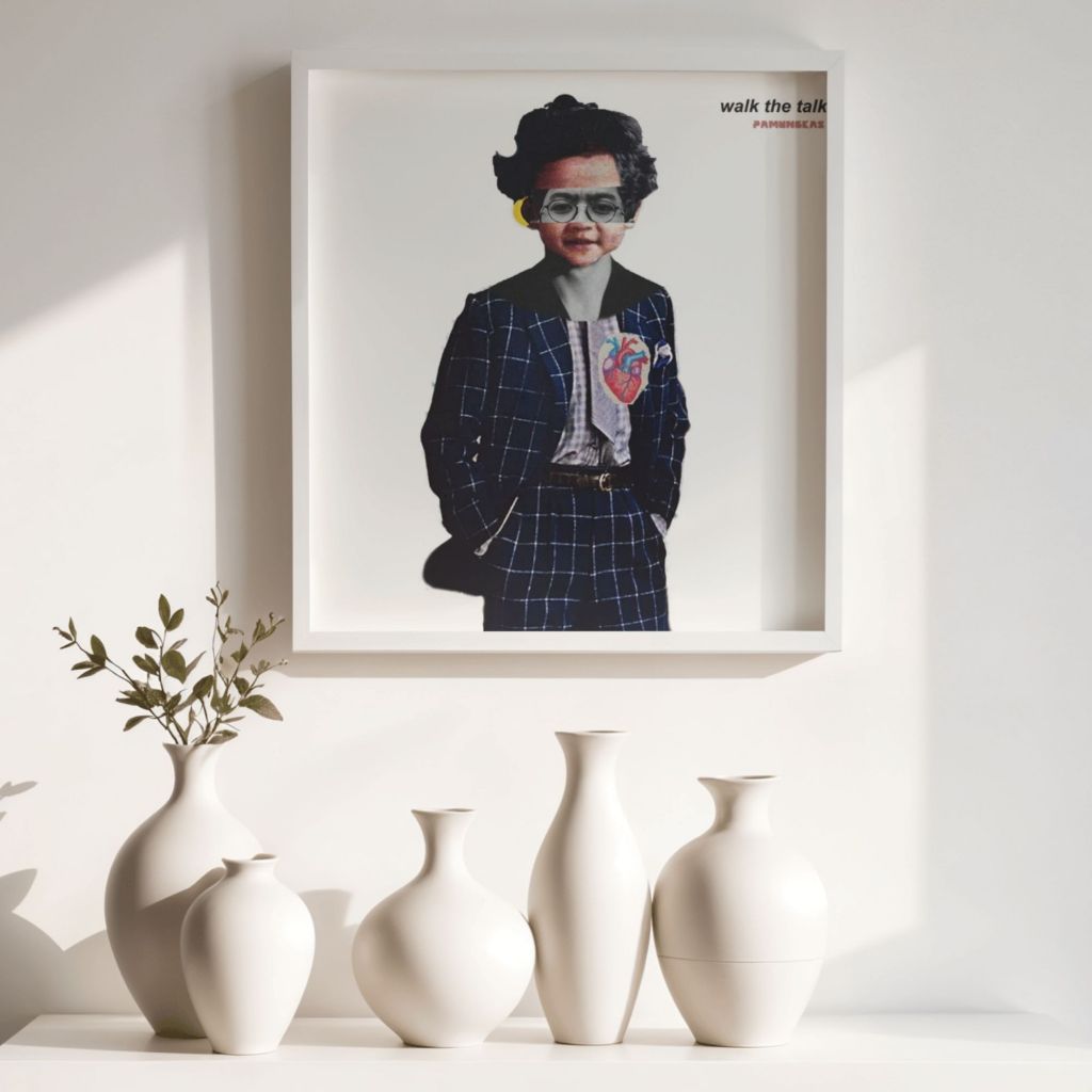 (PAMUNGKAS) POSTER HIASAN DINDING COVER ALBUM/SINGLE/EP MUSISI/BAND WALLDECOR PREMIUM FRAME BLOCK SP