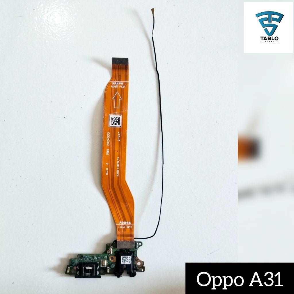 fleksibel papan cas antena Oppo A31 original copotan hp