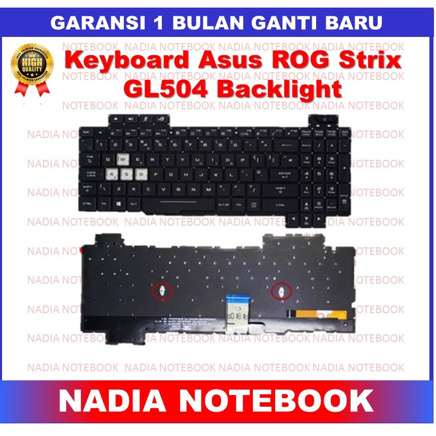 Keyboard ASUS ROG Strix GL504 GL504G GL504GM GL504V GL504GS GL504GV RGB Backlight