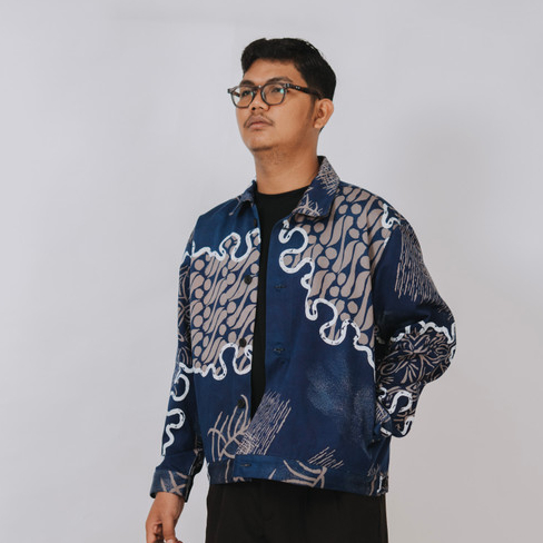 Barilie - PUALAM Crop Jacket Batik Unisex Barilie