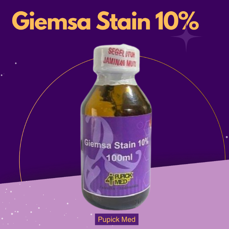 Giemsa Stain 10% 100ml / Pewarnaan Giemsa