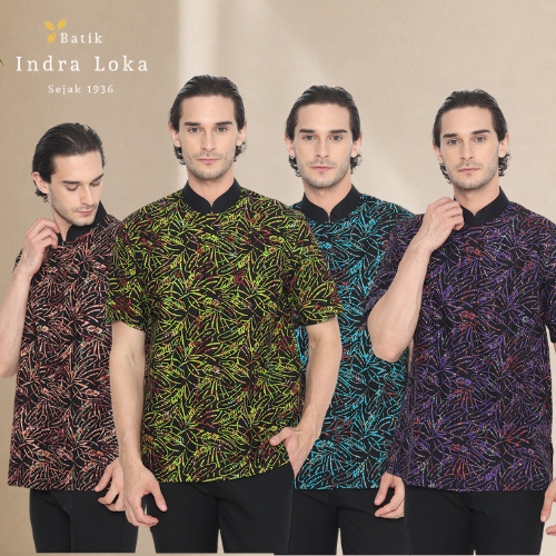 Batik Indra Loka - Hem Batik Pria Lavine
