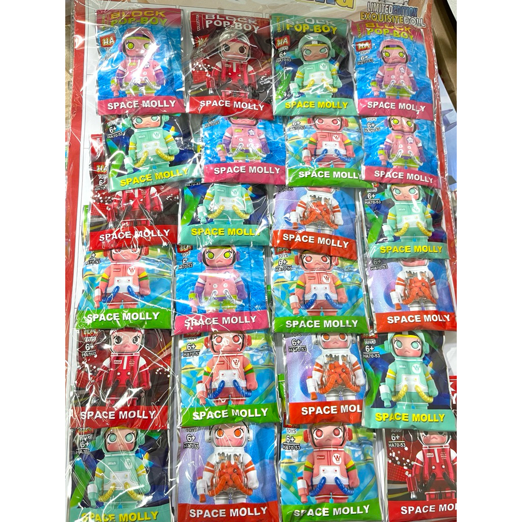 20Pcs Mainan Lembaran Lego Pop Boy/ Rakitan Lembaran Robot/Building Block Pop Boy