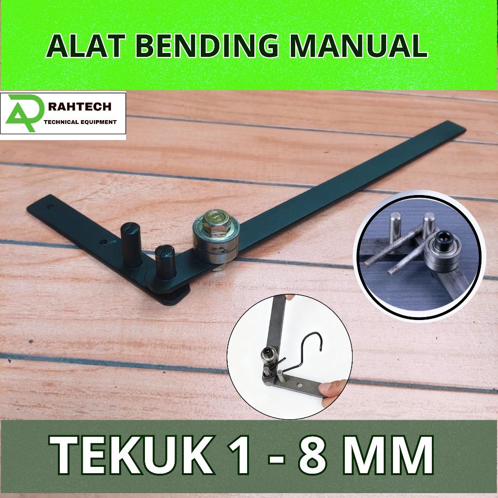 alat bending/penekuk besi beton minimalis uk 1-8mm untuk besi pemutarnya dari as padat yang sudah di